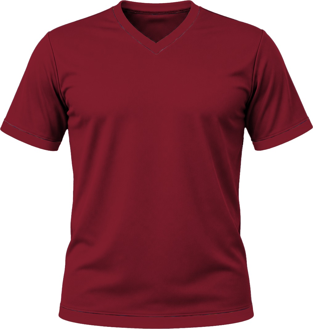 +27 Kiddies V-Neck T-shirt, Fitted Short Sleeve, Birdseye - Image 2
