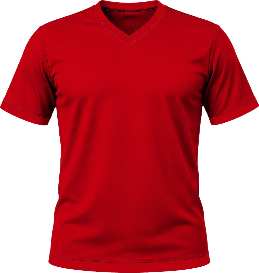 +27 Kiddies V-Neck T-shirt, Fitted Short Sleeve, Birdseye - Image 4