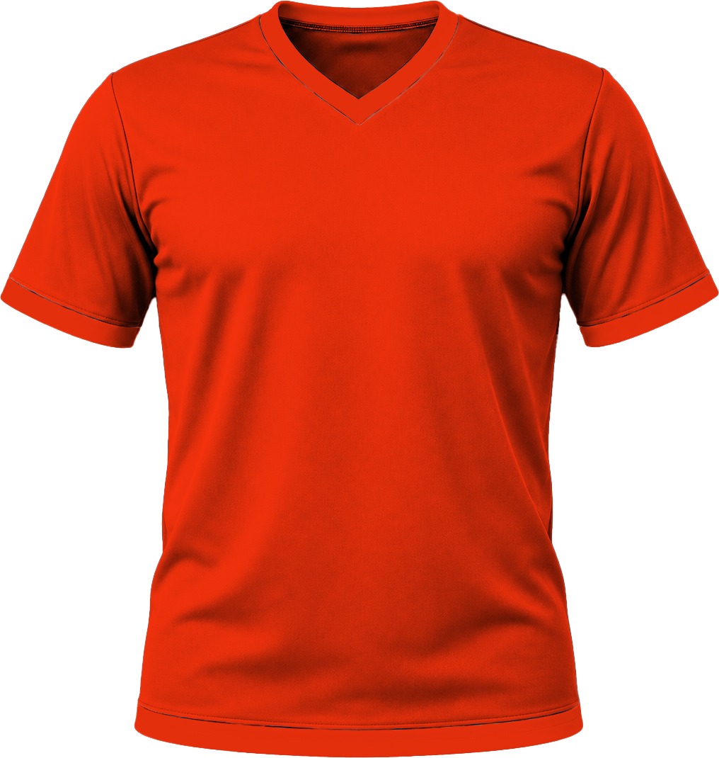+27 Kiddies V-Neck T-shirt, Fitted Short Sleeve, Birdseye - Image 8