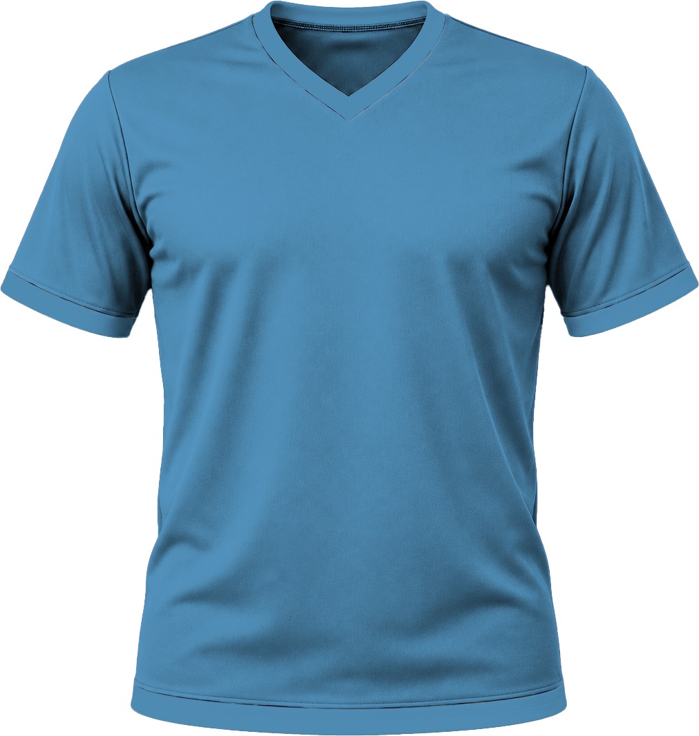 +27 Kiddies V-Neck T-shirt, Fitted Short Sleeve, Birdseye - Image 9
