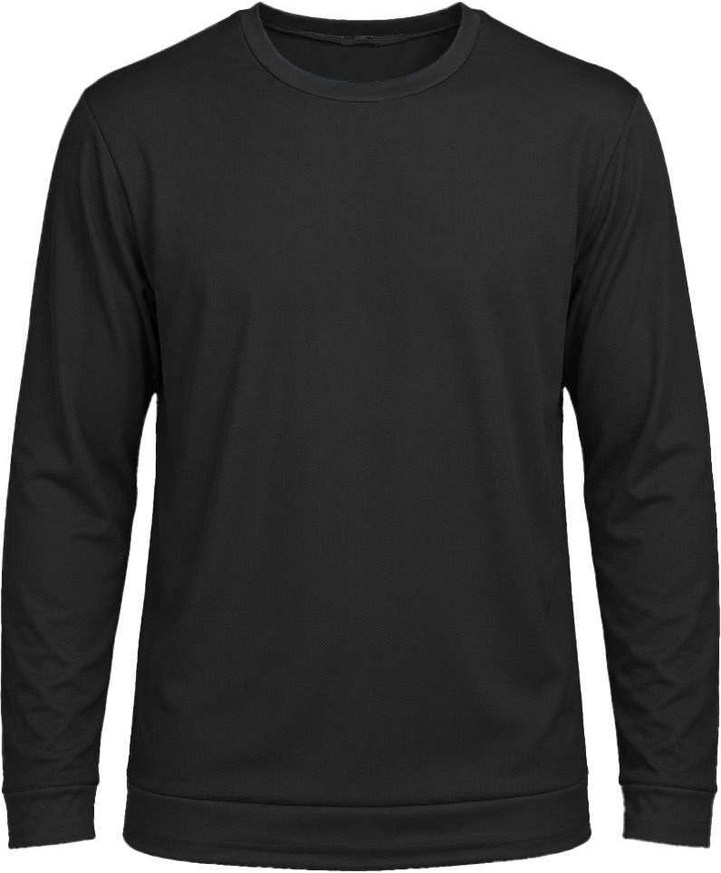 +27 Ladies Crew Neck T-shirt, Fitted Long Sleeve, Birdseye - Image 11