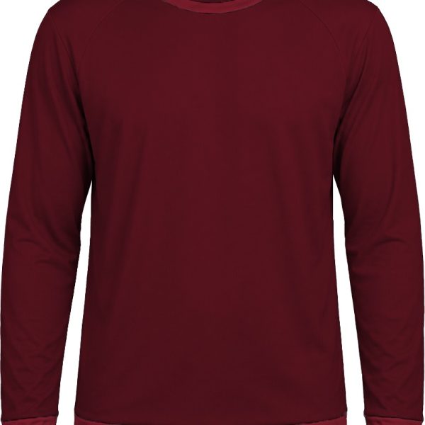+27 Ladies Crew Neck T-shirt, Raglan Long Sleeve, Birdseye