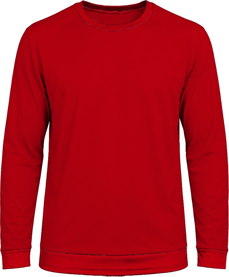 +27 Ladies Crew Neck T-shirt, Raglan Long Sleeve, Birdseye - Image 4