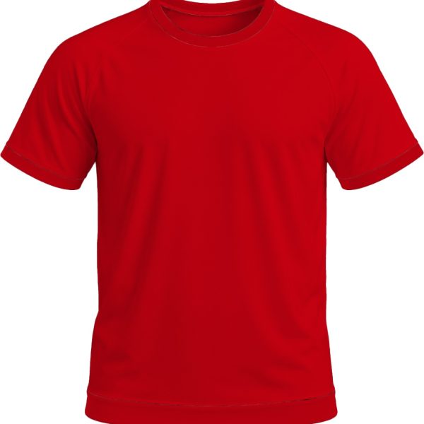 +27 Ladies Crew Neck T-shirt, Raglan Short Sleeve, Reverse Birdseye