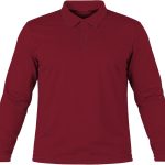 +27 Ladies Golf Shirt, Fitted Long Sleeve, Birdseye