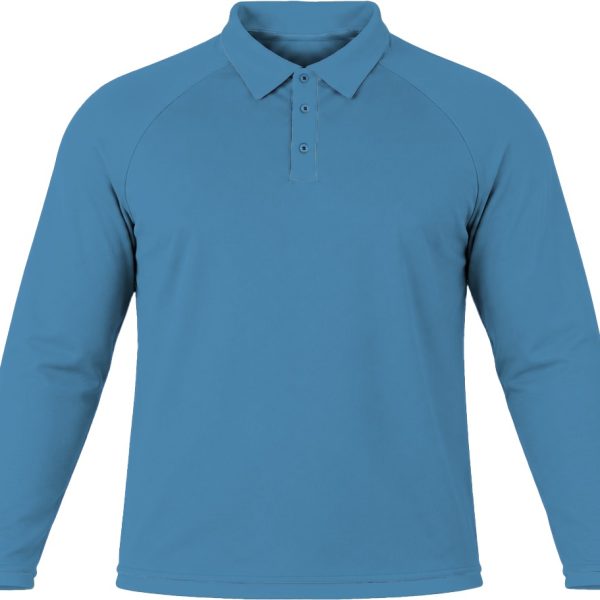+27 Ladies Golf Shirt, Raglan Long Sleeve, Birdseye