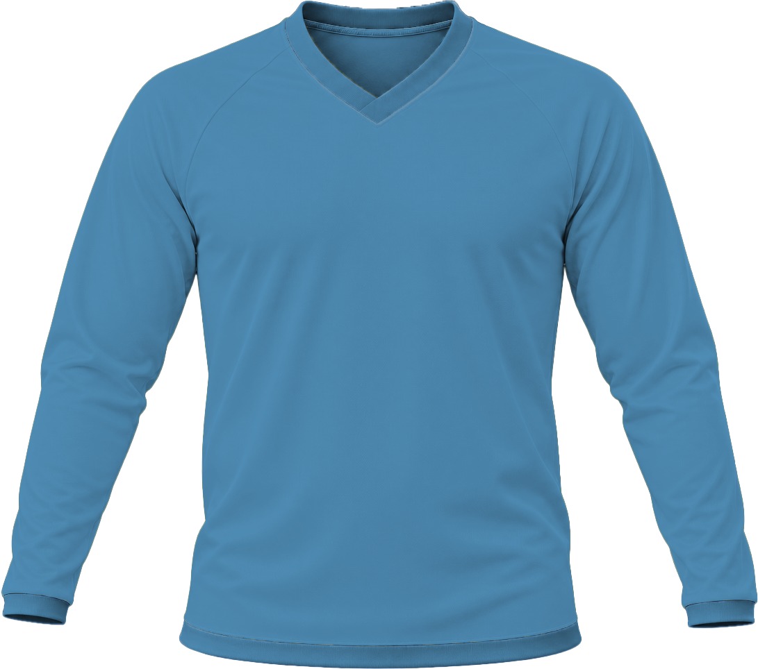 +27 Ladies V-Neck T-shirt, Raglan Long Sleeve, Birdseye - Image 8