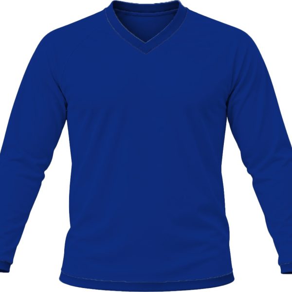 +27 Ladies V-Neck T-shirt, Raglan Long Sleeve, Reverse Birdseye