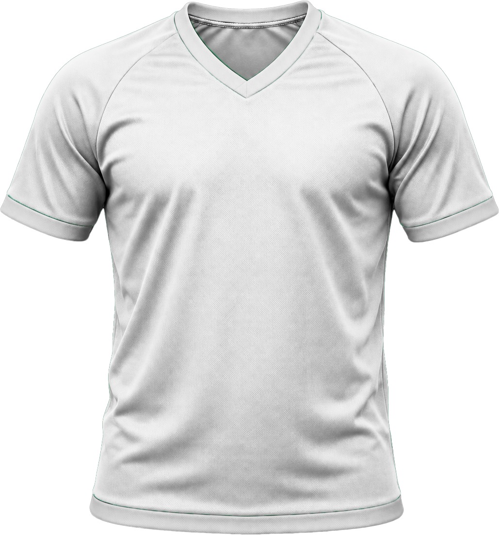 +27 Ladies V-Neck T-shirt, Raglan Short Sleeve, Birdseye - Image 5