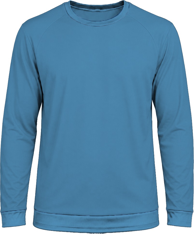 +27 Unisex Crew Neck T-shirt, Raglan Long Sleeve, Reverse Birdseye - Image 10