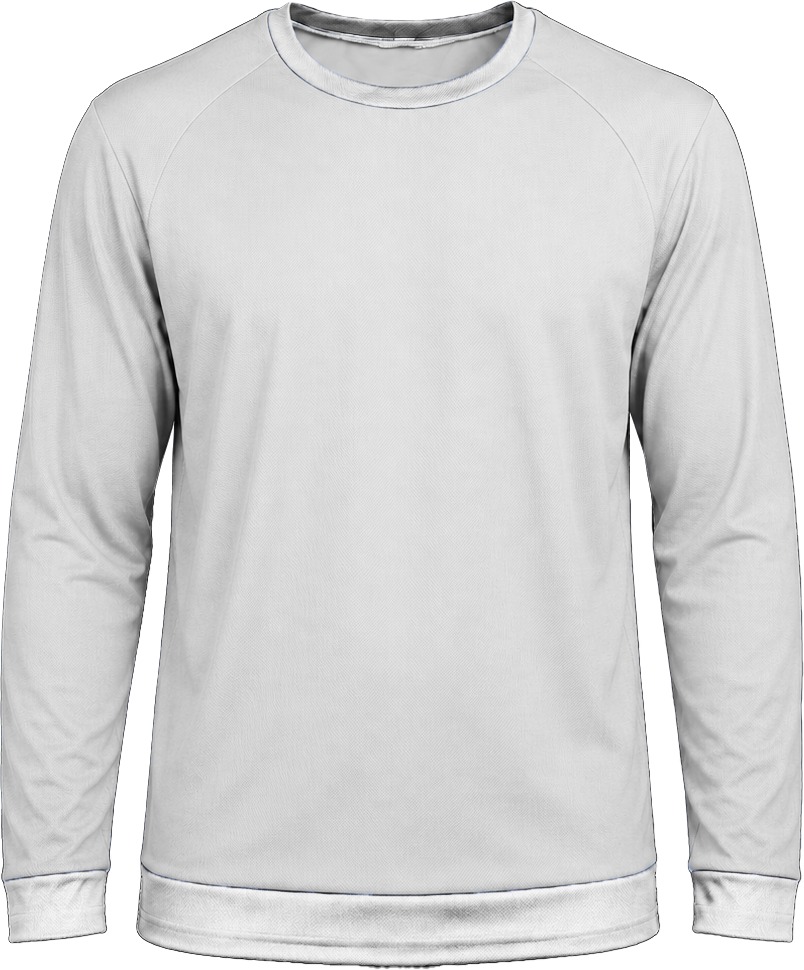 +27 Unisex Crew Neck T-shirt, Raglan Long Sleeve, Reverse Birdseye - Image 7