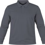 +27 Unisex Golf Shirt, Fitted Long Sleeve, Reverse Birdseye