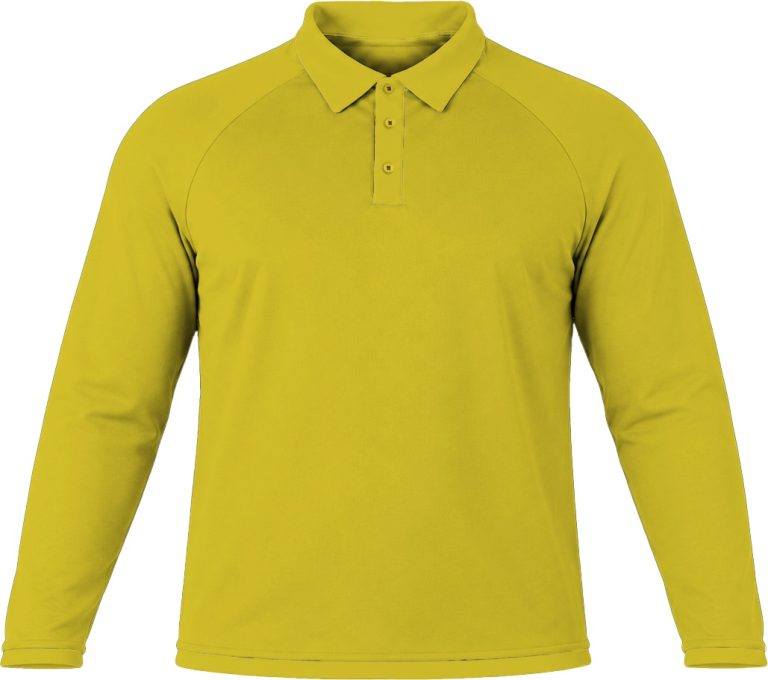 +27 Unisex Golf Shirt, Raglan Long Sleeve, Reverse Birdseye