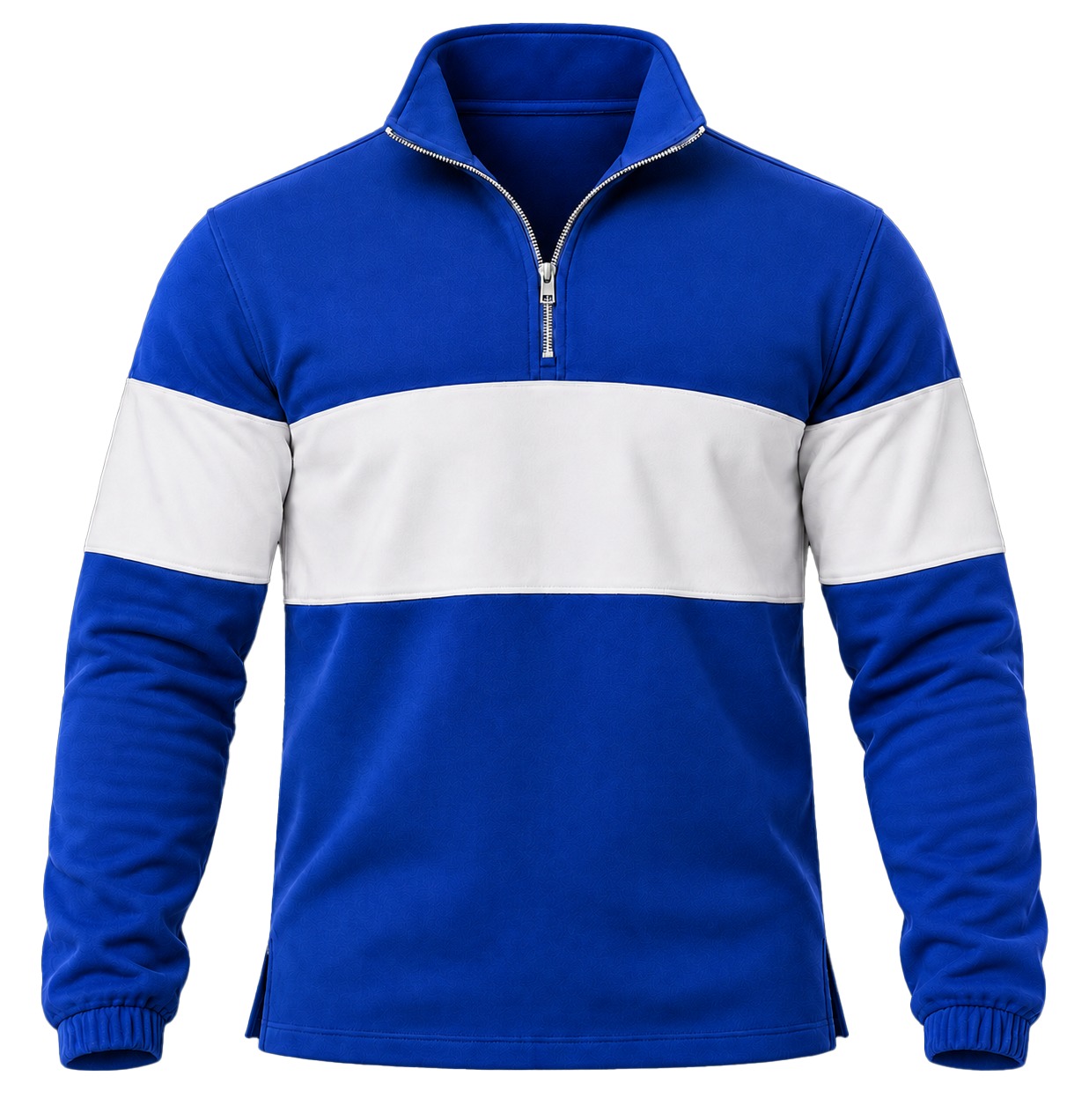 +27 Unisex Sweater, Quarter Zip Long Sleeve, Brushed Fleece - Image 12