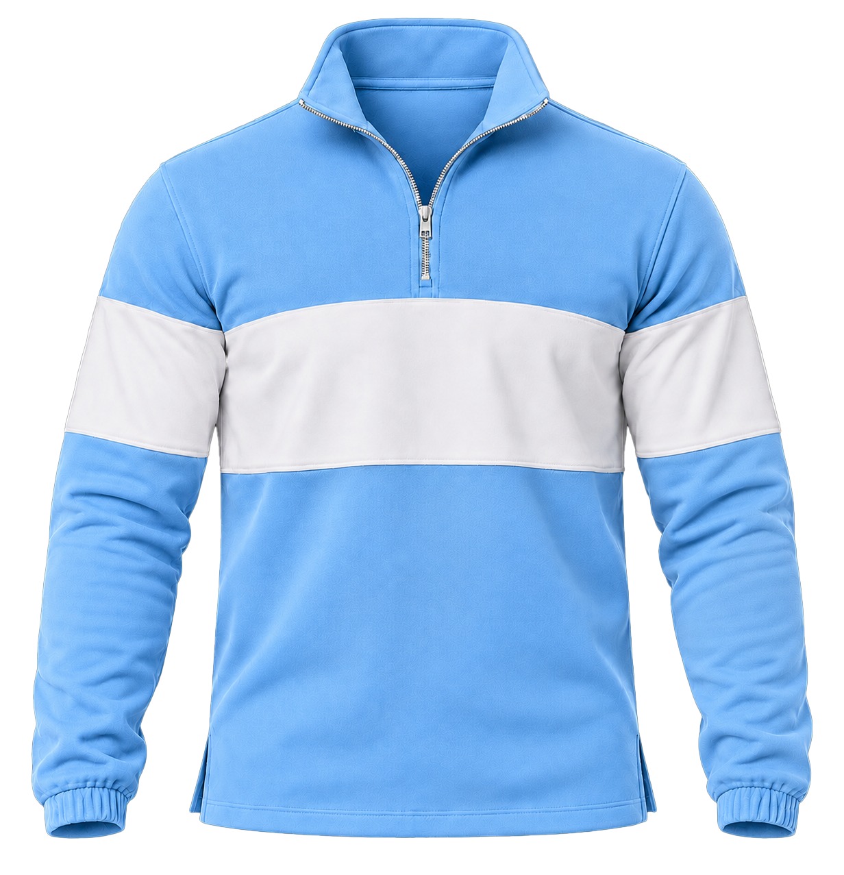 +27 Unisex Sweater, Quarter Zip Long Sleeve, Brushed Fleece - Image 16