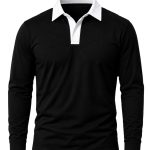 +27 Unisex Rugby Shirt, Solid Long Sleeve, Cotton Fleece
