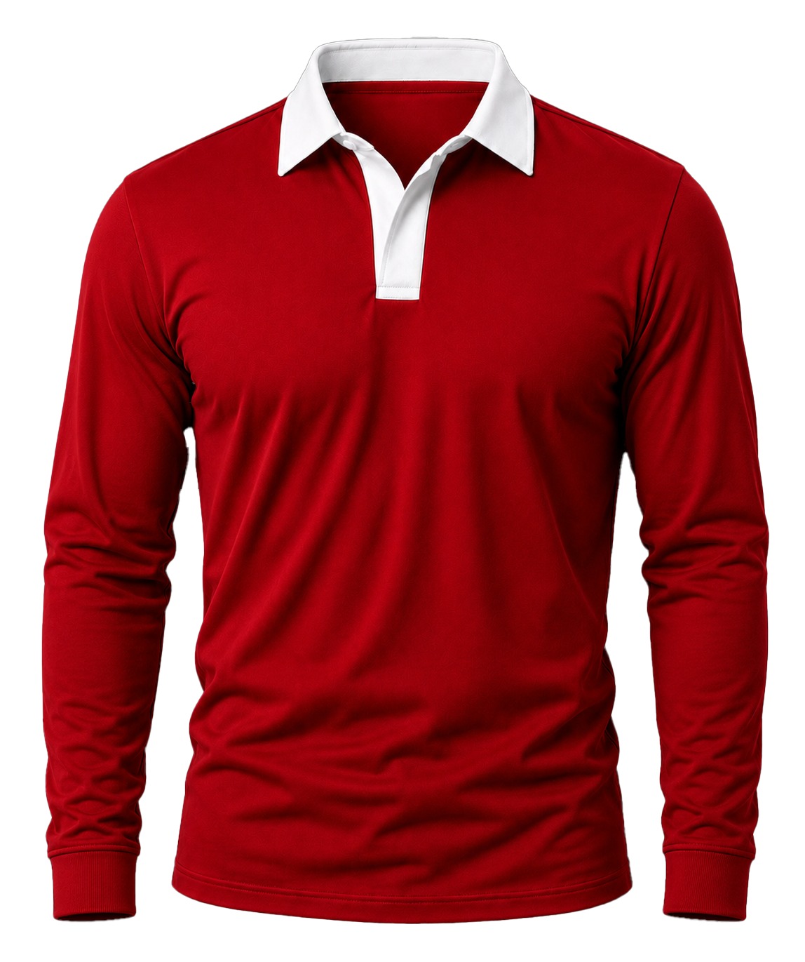 +27 Unisex Rugby Shirt, Solid Long Sleeve, Cotton Fleece - Image 4