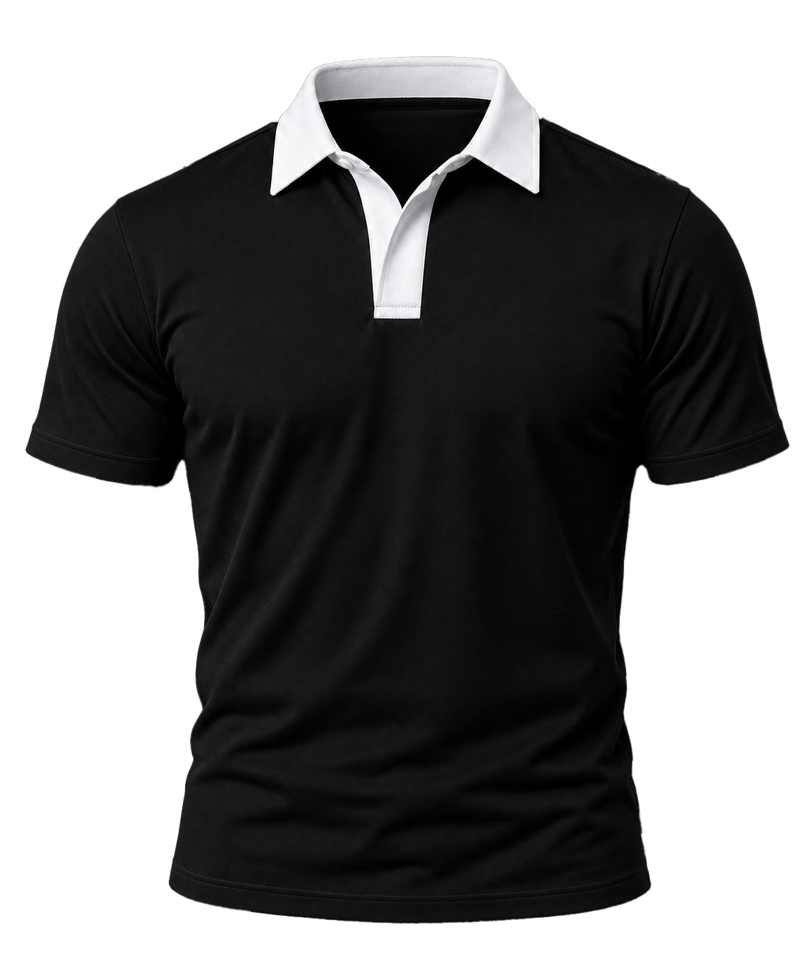 +27 Unisex Rugby Shirt, Solid Short Sleeve, Cotton Fleece