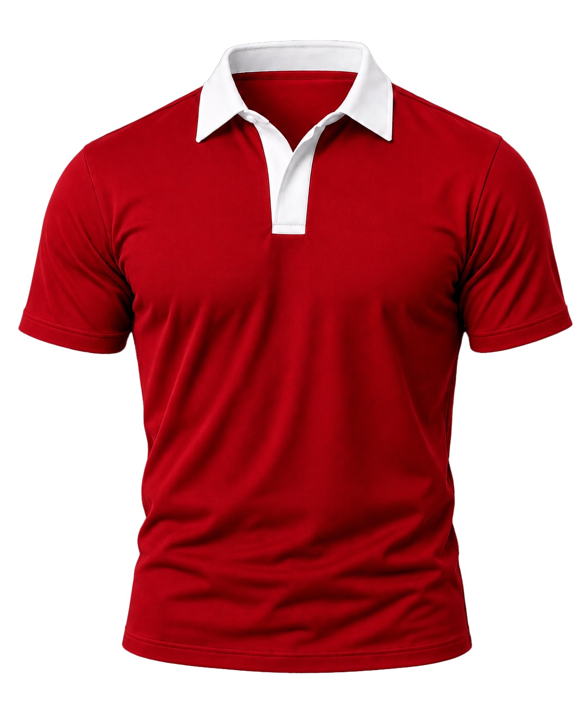 +27 Unisex Rugby Shirt, Solid Short Sleeve, Cotton Fleece - Image 2