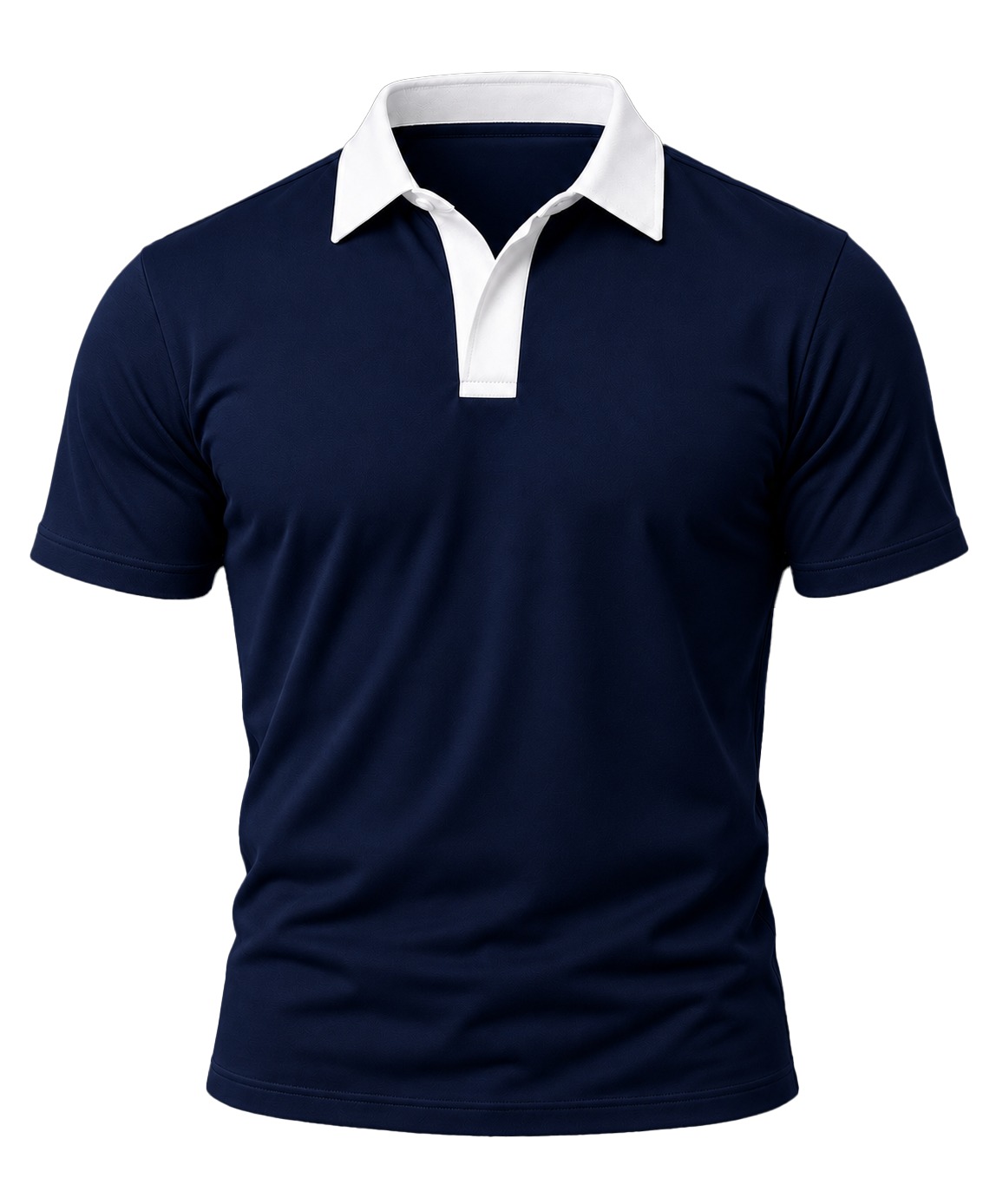 +27 Unisex Rugby Shirt, Solid Short Sleeve, Cotton Fleece - Image 3