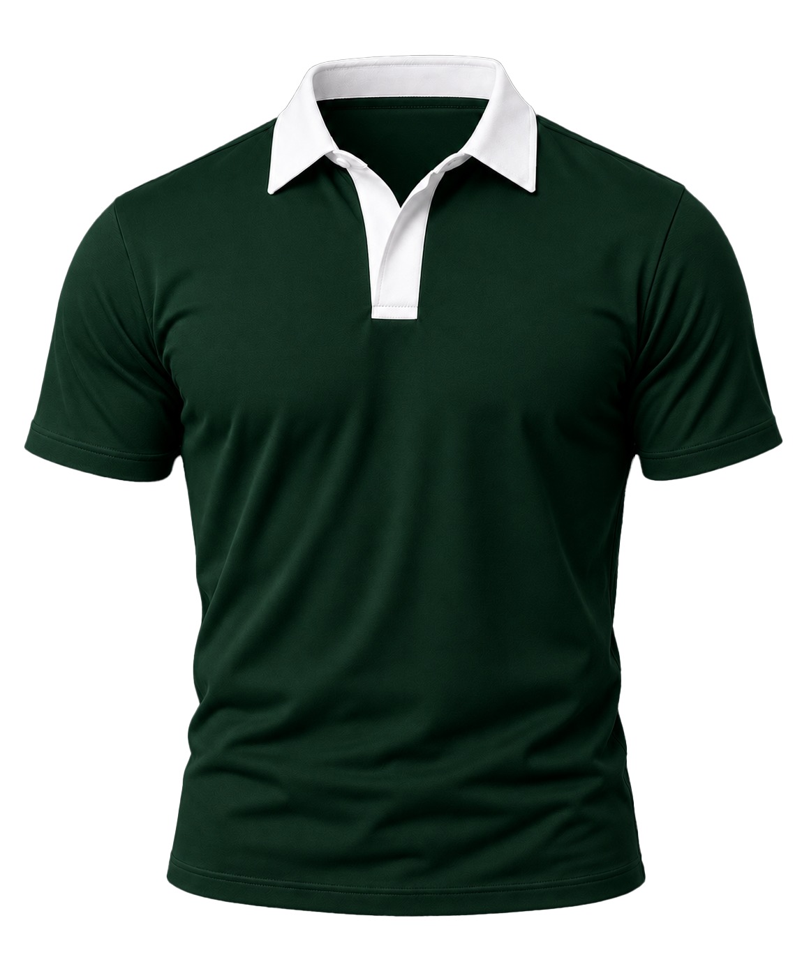 +27 Unisex Rugby Shirt, Solid Short Sleeve, Cotton Fleece - Image 4