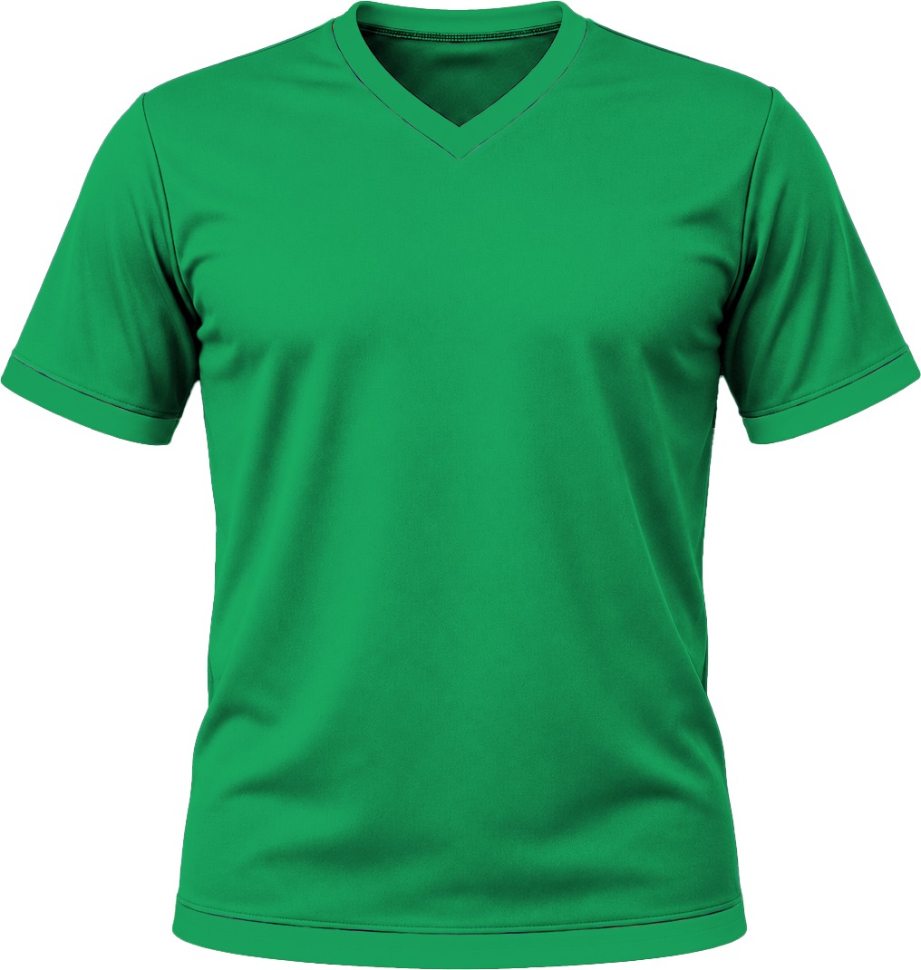 +27 Unisex V-Neck T-shirt, Fitted Short Sleeve, Birdseye - Image 16