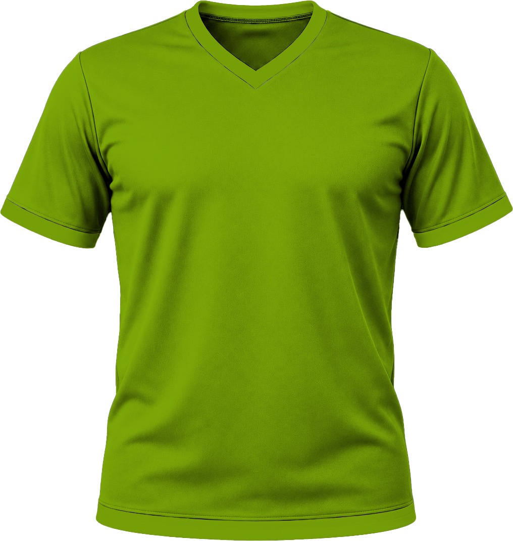 +27 Unisex V-Neck T-shirt, Fitted Short Sleeve, Reverse Birdseye - Image 17