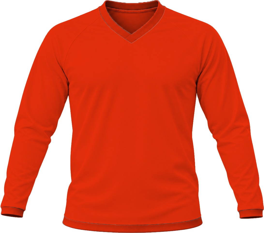 +27 Unisex V-Neck T-shirt, Raglan Long Sleeve, Birdseye - Image 4
