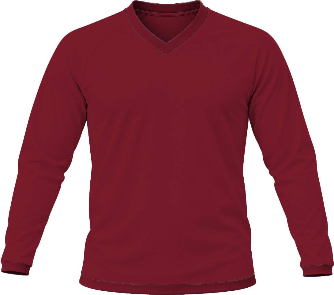 +27 Unisex V-Neck T-shirt, Raglan Long Sleeve, Birdseye - Image 5