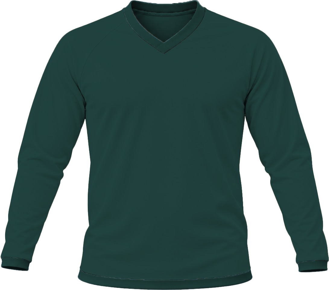 +27 Unisex V-Neck T-shirt, Raglan Long Sleeve, Birdseye - Image 9