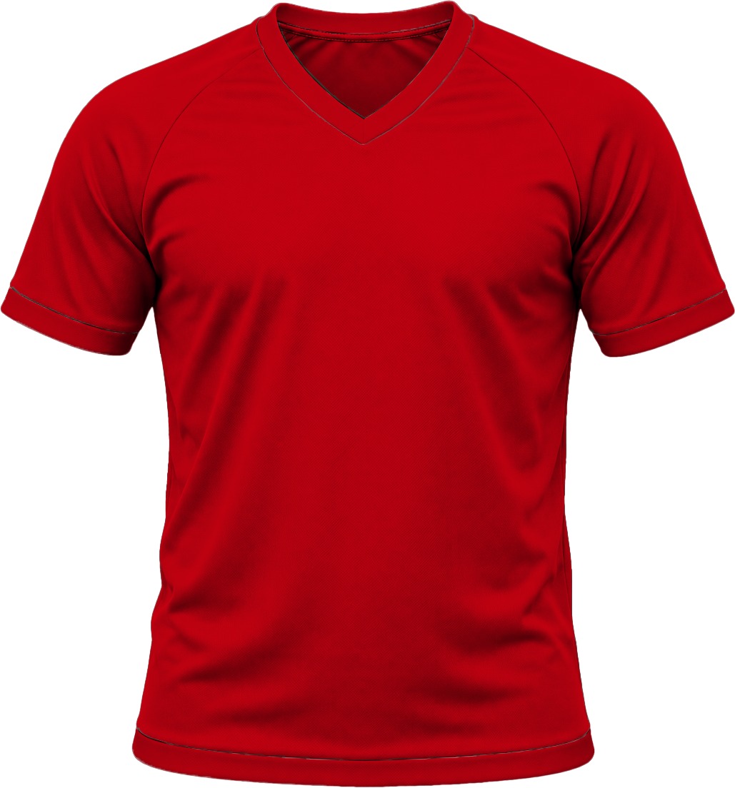 +27 Unisex V-Neck T-shirt, Raglan Short Sleeve, Birdseye - Image 2