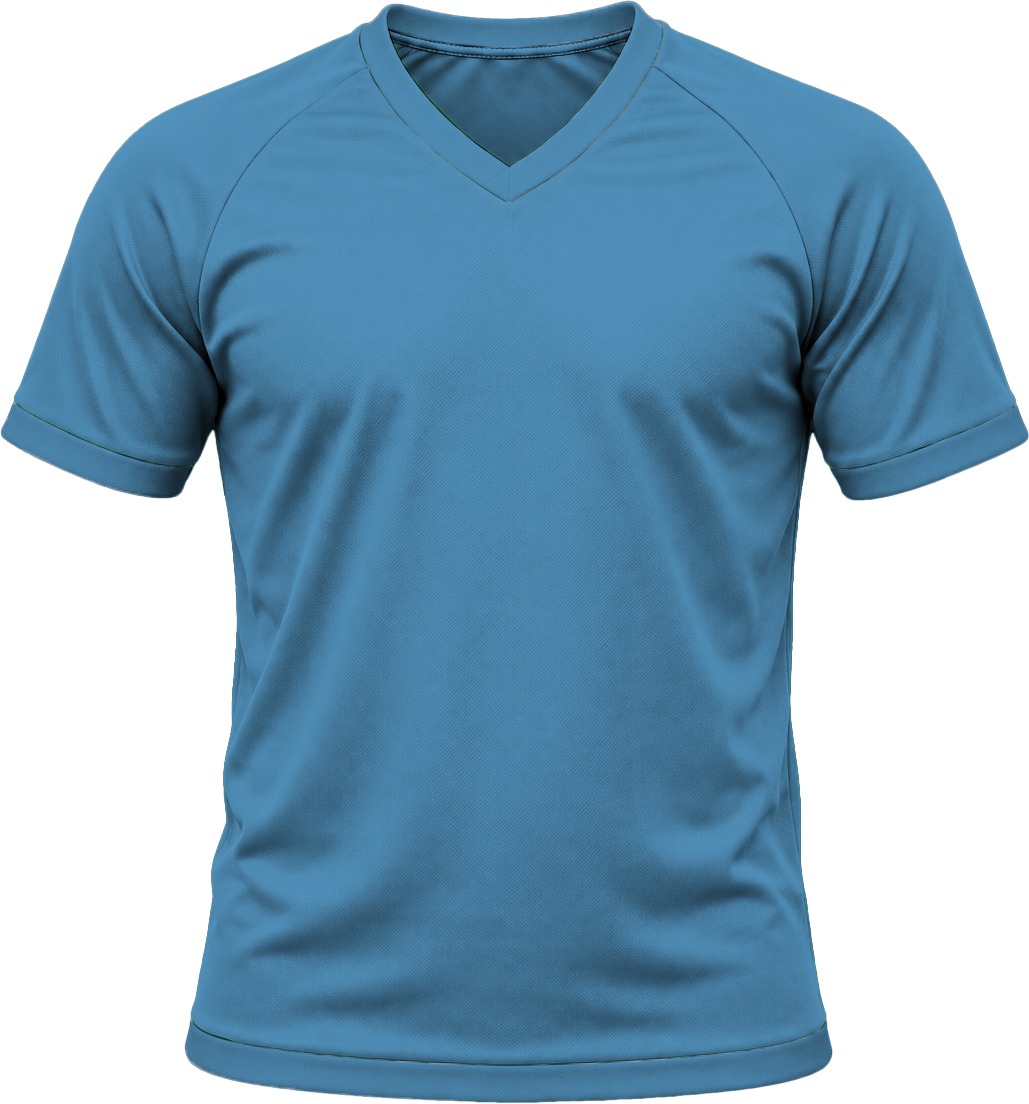 +27 Unisex V-Neck T-shirt, Raglan Short Sleeve, Birdseye - Image 6