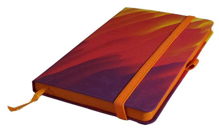 A5 Arden Fire Red Cover Design Notebook