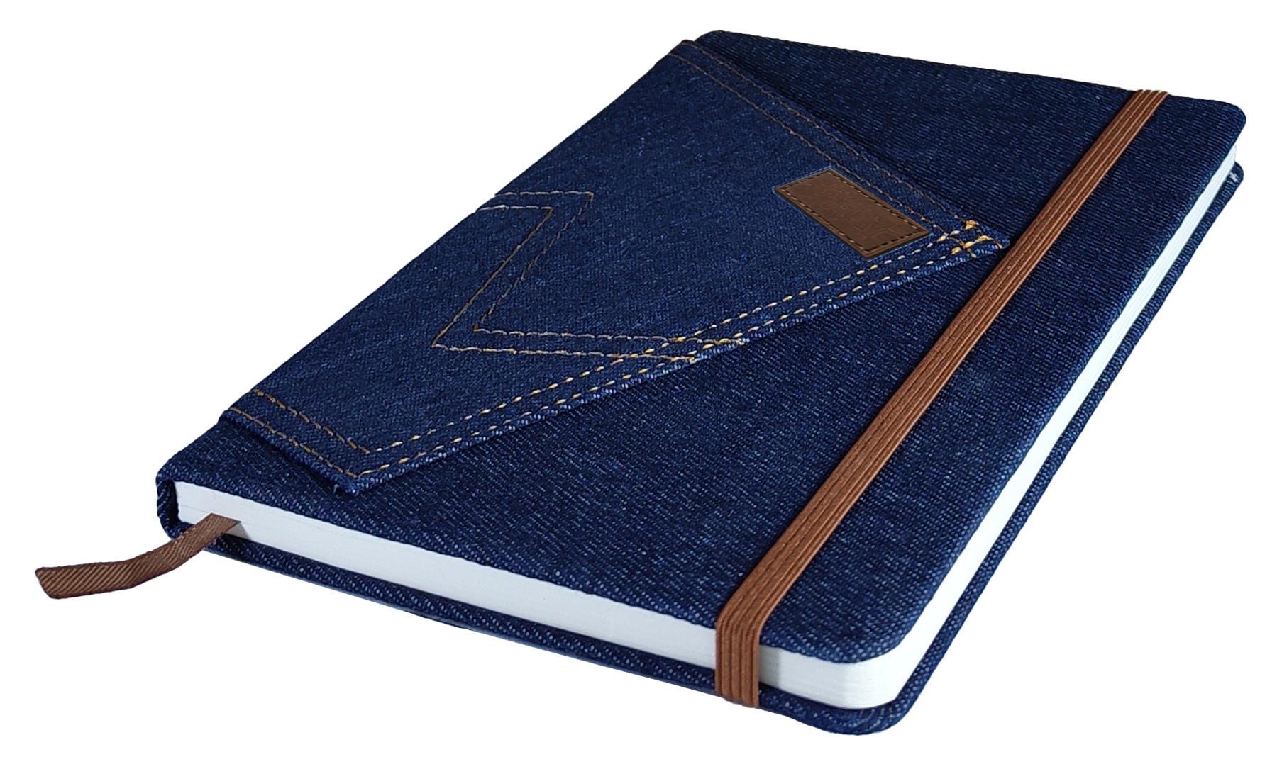 A5 Cora Denim Notebook with Pocket