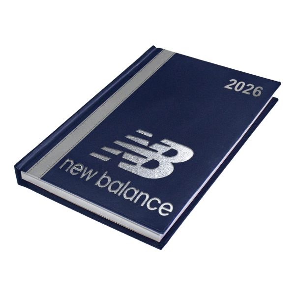 A5 Linea Stripe Two-Tone Diary (Padded Cover)