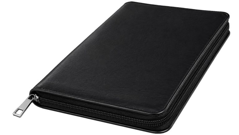 A5 Maven Metallic Zipper Notebook