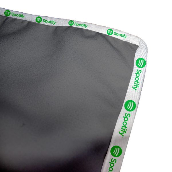 Sea Kale Quick Drying Large Beach Towel D/S Print Binded With Personalised Branded Petersham Webbing