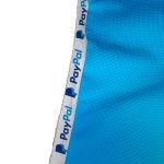 Lance Rose Quick Drying Picnic Blanket With Waterproof Backing S/S Print Binded With Personalised Branded Petersham Webbing