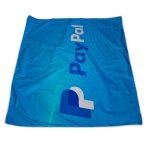 Lance-Leaf Quick Drying Picnic Blanket With Waterproof Backing S/S Print Binded With Petersham Webbing