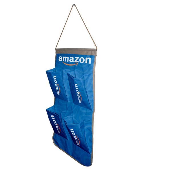 Letto Canvas Shoe Holder with Faux Leather Trim