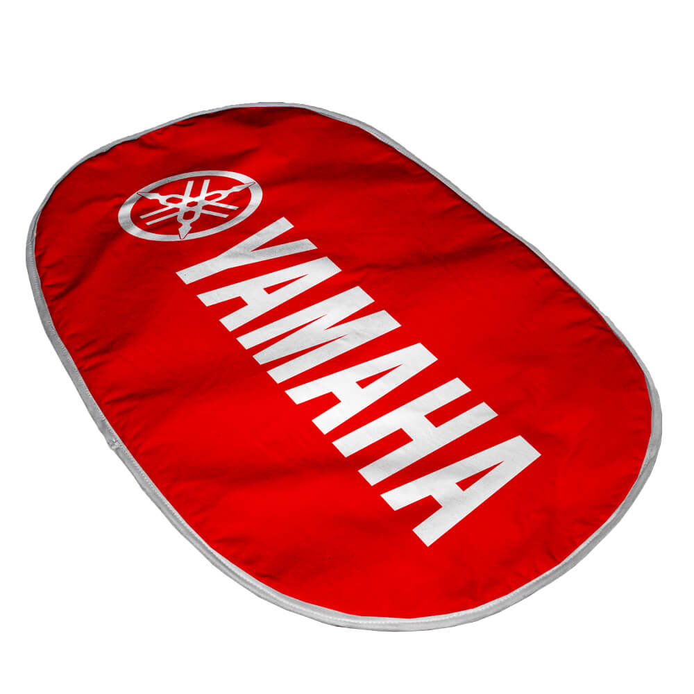 Comfrey Quick Drying Padded Oval Bath Mat With Non-Slip Backing S/S Print With Binding - Image 3