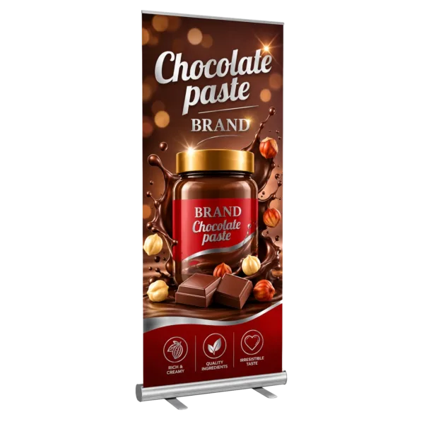 B.YOND LITHO Econo Pull Up Banner (Single Sided Silver) 850 x 2000mm