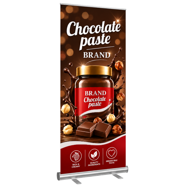 B.YOND LITHO Econo Pull Up Banner (Single Sided White) 850 x 2000mm