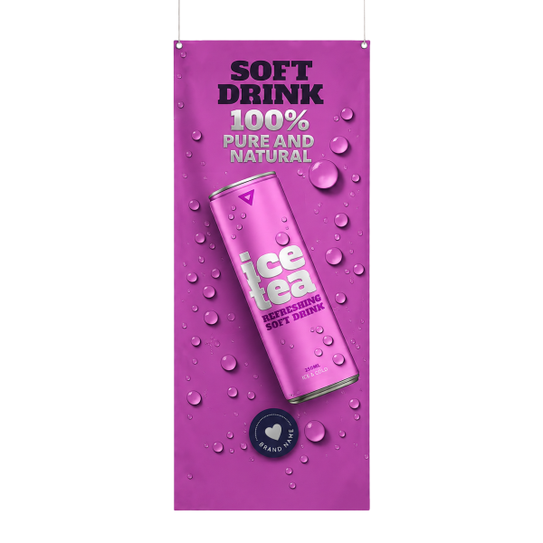 B.YOND LITHO Hanging Banner (Single Sided Silver) 1100 x 2000mm