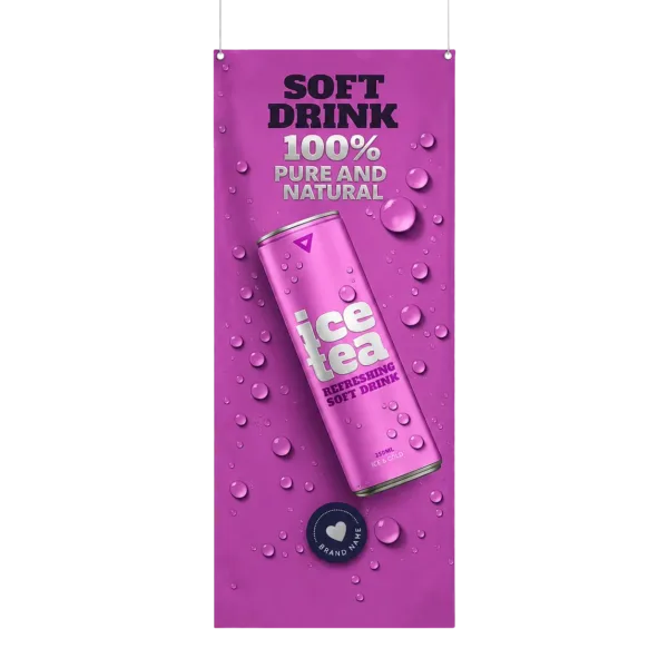 B.YOND LITHO Hanging Banner (Single Sided Silver) 1100 x 2000mm