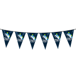 B.YOND LITHO Pennants Triangular (Double Sided White & White) 200 x 300mm