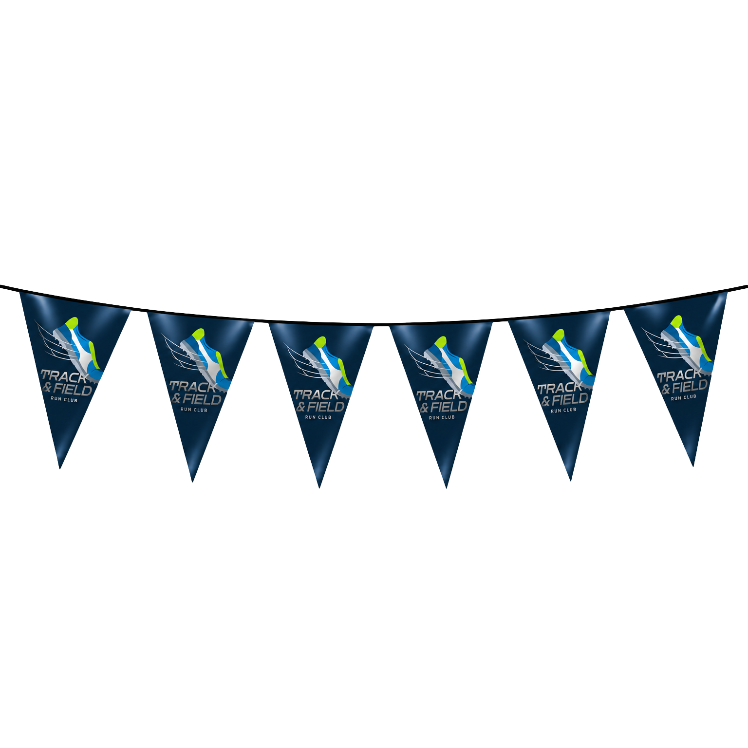 B.YOND LITHO Pennants Triangular (Single Sided Silver) 200 x 300mm