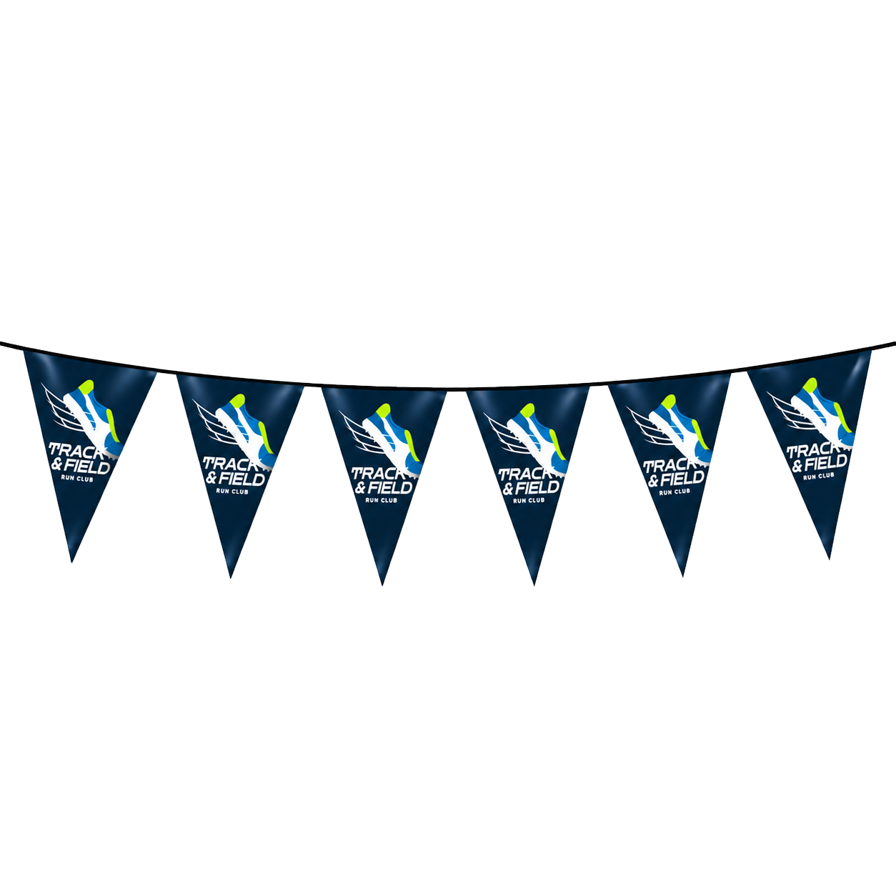 B.YOND LITHO Pennants Triangular (Single Sided White) 200 x 300mm