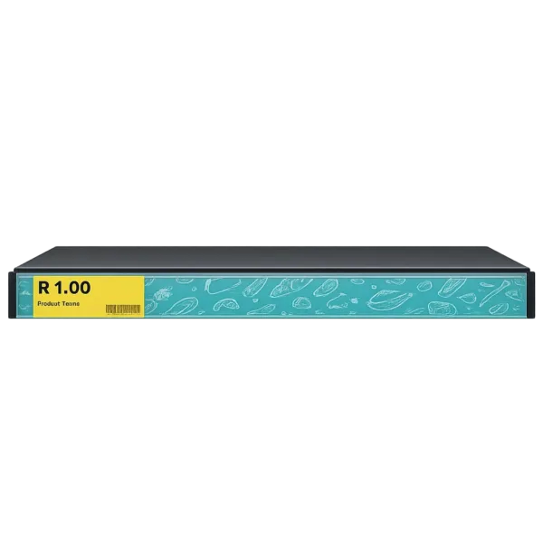 B.YOND LITHO Shelf Strips (Single Sided White) 1100 x 50mm