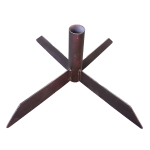 1 Pole Base Only for Indoor Poles(Brown)
